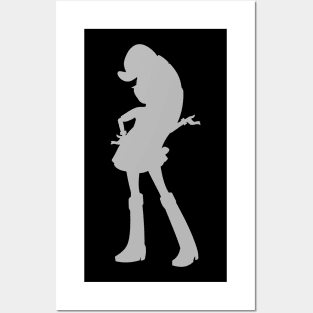 Rarity Equestria Girls Silhouette Posters and Art